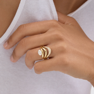 wave twist oval lab grown diamond engagement ring (2)