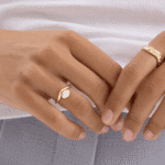 wave twist oval lab grown diamond engagement ring (3)