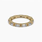 1.25 ctw baguette diamond eternity ring