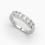 0.5ctw diamond 7 stone bezel ring
