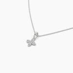 0.25ctw marquise lab grown diamond pendant necklace | 14k gold