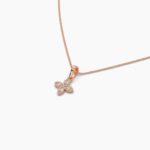 0.25ctw marquise lab grown diamond pendant necklace | 14k gold