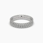 0.5ctw diamond stacked eternity band