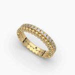 0.5ctw diamond stacked eternity band