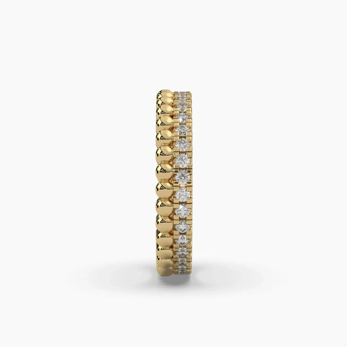 0.5ctw diamond stacked eternity band