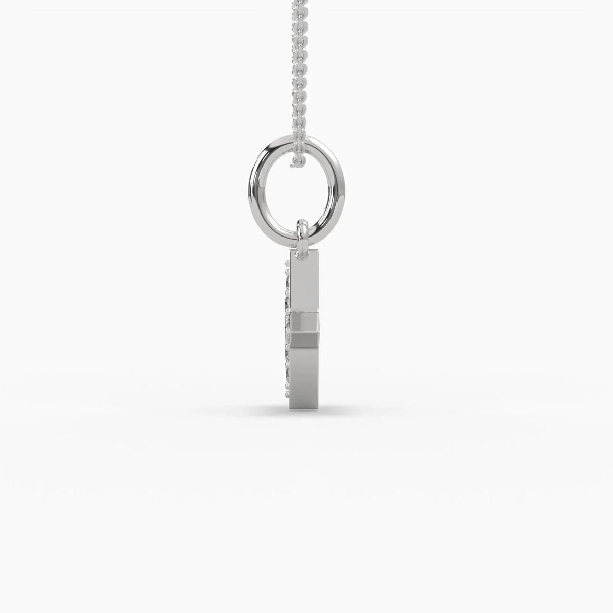 round star pendant necklace: fashionable 14k gold & diamond