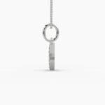 round star pendant necklace: fashionable 14k gold & diamond