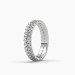 0.5ctw diamond stacked eternity band