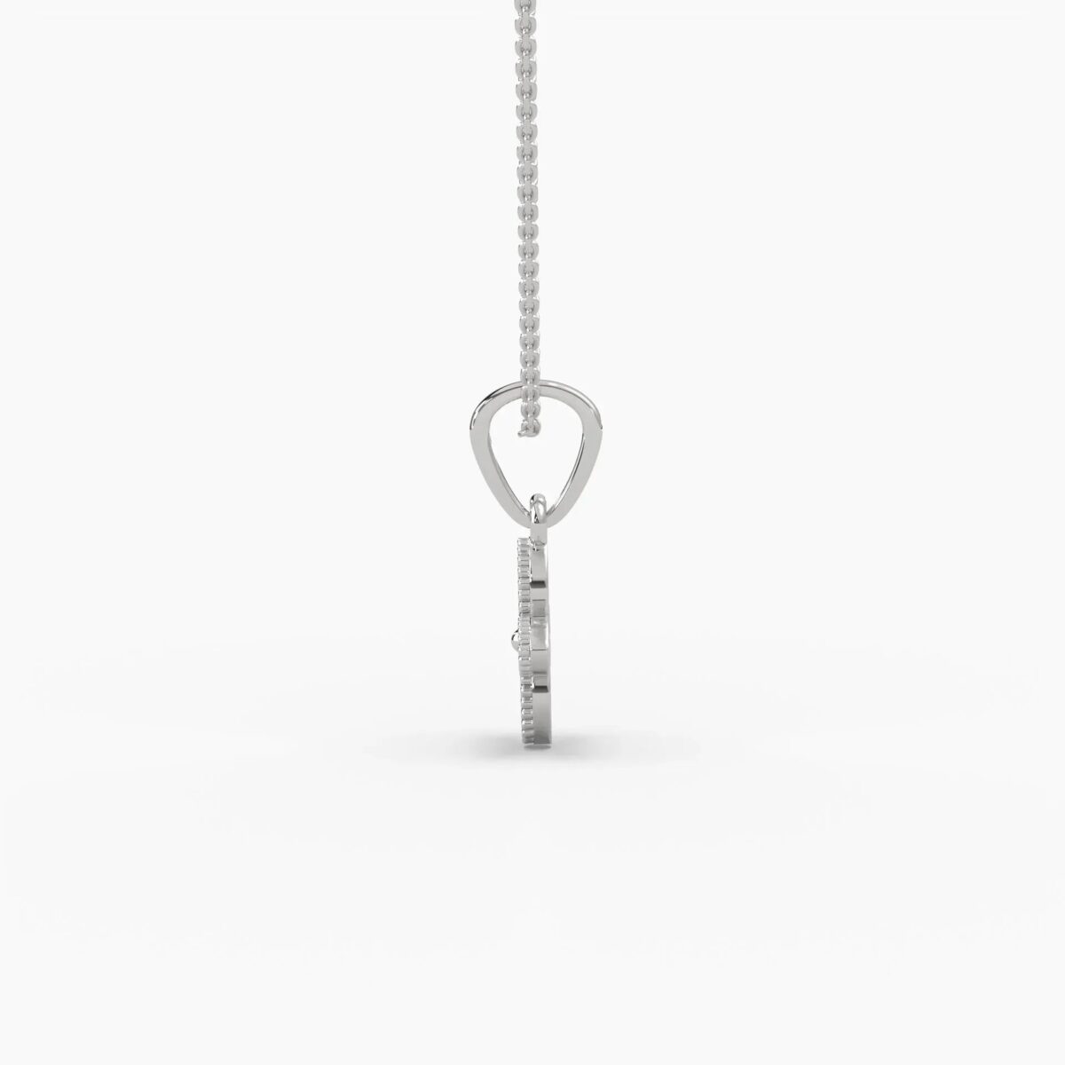 0.25ctw marquise lab grown diamond pendant necklace | 14k gold