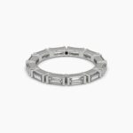 1.25 ctw baguette diamond eternity ring