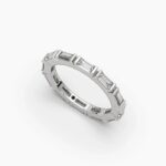 1.25 ctw baguette diamond eternity ring