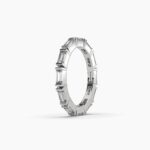 1.25 ctw baguette diamond eternity ring