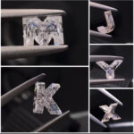 alphabet lab grown diamond custom letter shape diamond | a–z initial diamonds
