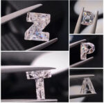 alphabet lab grown diamond custom letter shape diamond | a–z initial diamonds