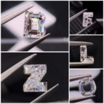 alphabet lab grown diamond custom letter shape diamond | a–z initial diamonds