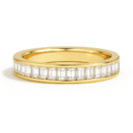 horizon baguette wedding band