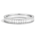 horizon baguette wedding band