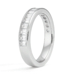 horizon baguette wedding band