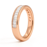 horizon baguette wedding band