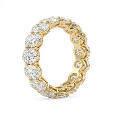 oval eternity band
