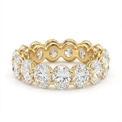 oval eternity band