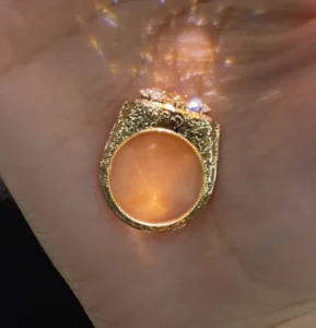 vintage engraved marquise lab grown diamond ring | old money style2