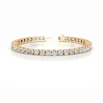annabelle classic round tennis lab grown diamond bracelet