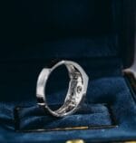 architectural platinum men’s ring with lab grown diamond (2)