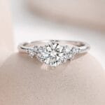 berlin love letter lab diamond ring – multi shape center stone delicate design 10