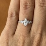 berlin love letter lab diamond ring – multi shape center stone delicate design 2