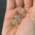 berlin love letter lab diamond ring – multi shape center stone delicate design 27