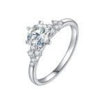 berlin love letter lab diamond ring – multi shape center stone delicate design 3