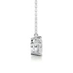 betty heart solitaire lab grown diamond pendant 4 prong diamond necklace