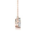 betty heart solitaire lab grown diamond pendant 4 prong diamond necklace