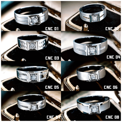platinum men’s rings – cnc crafted heavyweight luxury collection