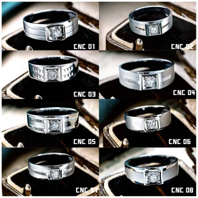 platinum men’s rings – cnc crafted heavyweight luxury collection