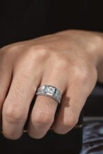 css structured lab grown diamond band – platinum men’s diamond ring (19)