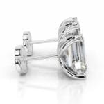 doris lab grown diamond studs earrings emerald classic 4 prong studs