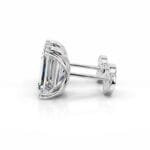 doris lab grown diamond studs earrings emerald classic 4 prong studs