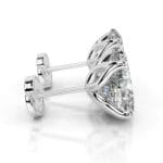 doris lab grown diamond studs earrings oval classic 4 prong studs