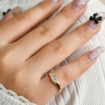 east west marquise lab diamond ring – bezel set minimal gold ring