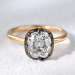 georgian style two tone gold ring (5)