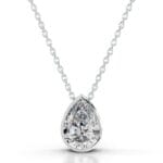 gianna lab grown diamond pendant pear (4)