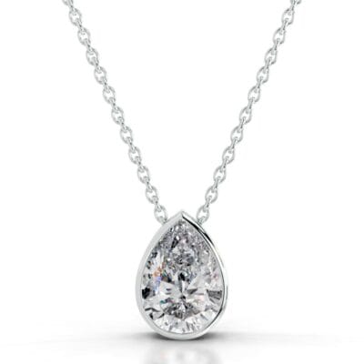 gianna lab grown diamond pendant pear (4)
