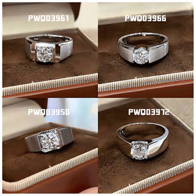 9k gold men’s diamond rings – affordable lab grown statement collection