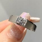 cnc08 platinum men’s rings – cnc crafted heavyweight luxury diamond ring for men