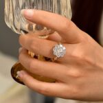 vintage european royal style marquise lab diamond engagement ring – filigree ring in 14k / 18k gold (复制)