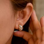seraphina lab grown diamond hoop earrings | gradient teardrop cut