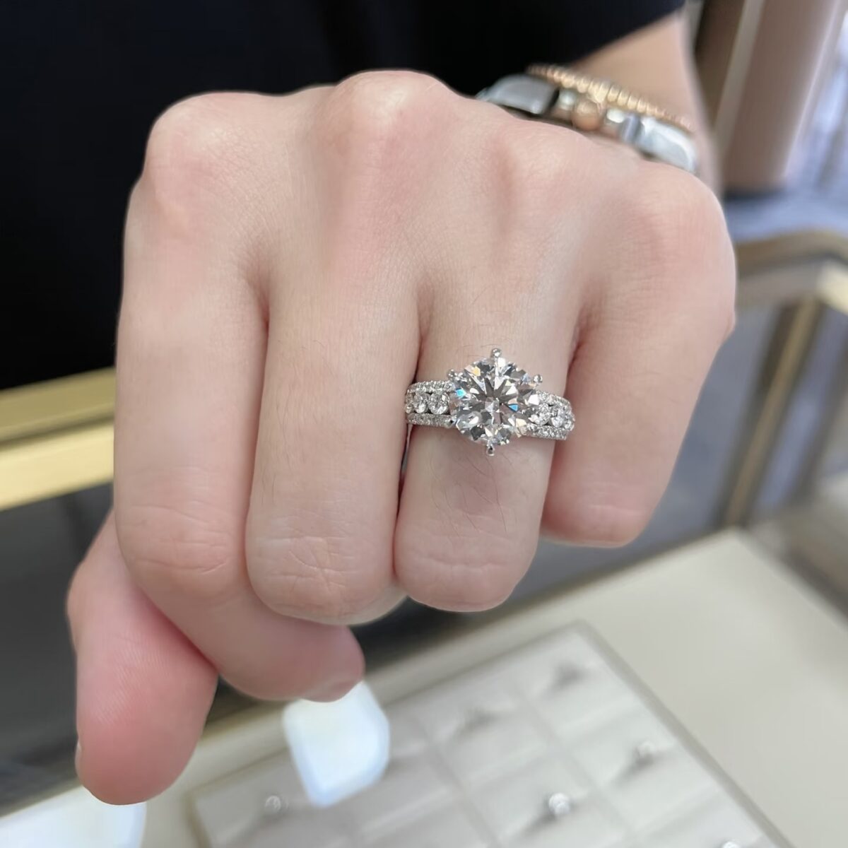 celeste royale round lab diamond engagement ring7